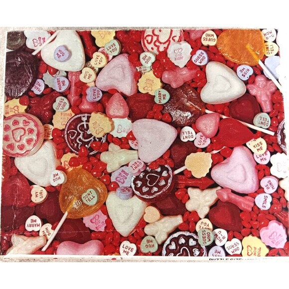 Heart's Delight Over 550 Piece Jigsaw Puzzle by Great American Puzzle Factory - Picture 1 of 3